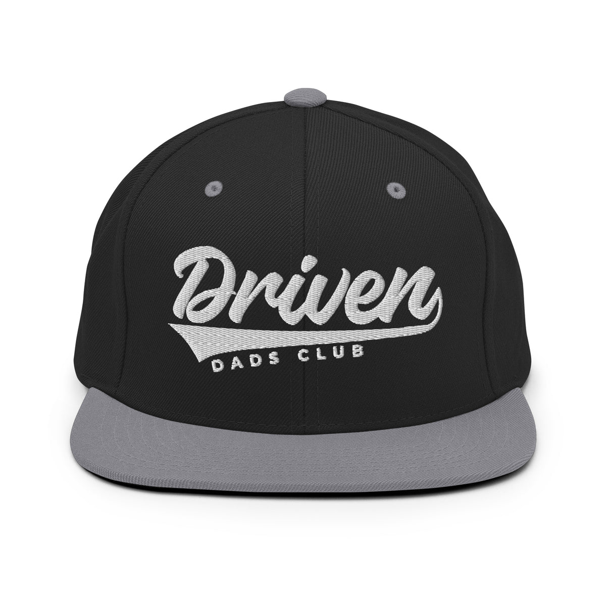 driven dads club snapback hat | adjustable dad cap | car enthusiast headwear | structured flat brim hat | father lifestyle streetwear cap